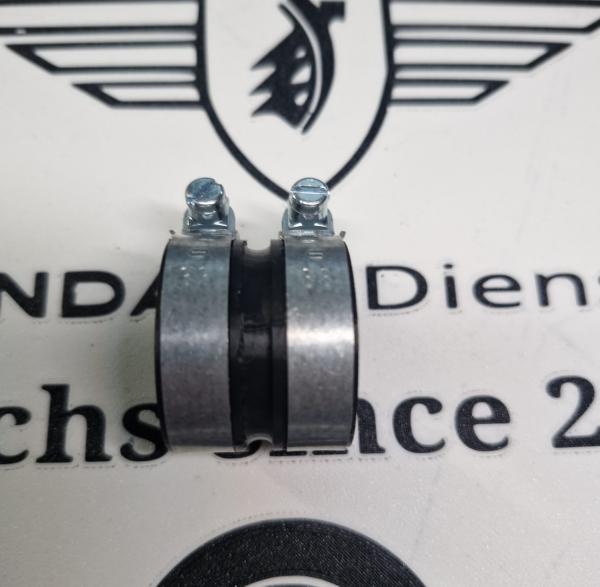 Zündapp Ansauggummi 283-​04.102 TPU für KS 50 Typ 517 inklusive 2 Originale Norma Schellen !!